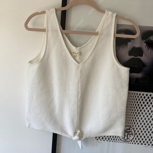 Madewell top. Size M. White